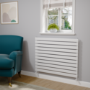 Riace White Flat Designer Radiator 770x1000mm Single Panel 2973 BTU