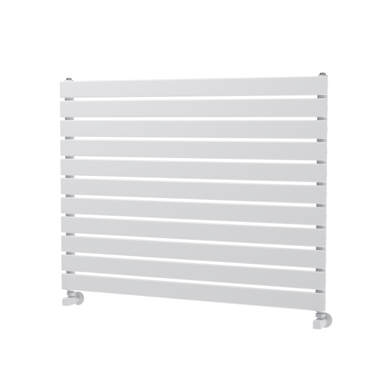 Riace White Flat Designer Radiator 770x1000mm Single Panel 2973 BTU