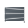 Riace Dark Grey Anthracite Flat Designer Radiator 770x1200mm Single Panel 3519 BTU