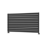 Riace Midnight Black Flat Designer Radiator 770x1400mm Single Panel 4072 BTU