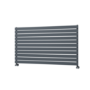 Riace Dark Grey Anthracite Flat Designer Radiator 770x1400mm Single Panel 4072 BTU