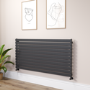 Riace Midnight Black Flat Designer Radiator 770x1600mm Single Panel 4638 BTU