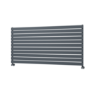 Riace Dark Grey Anthracite Flat Designer Radiator 770x1600mm Single Panel 4638 BTU
