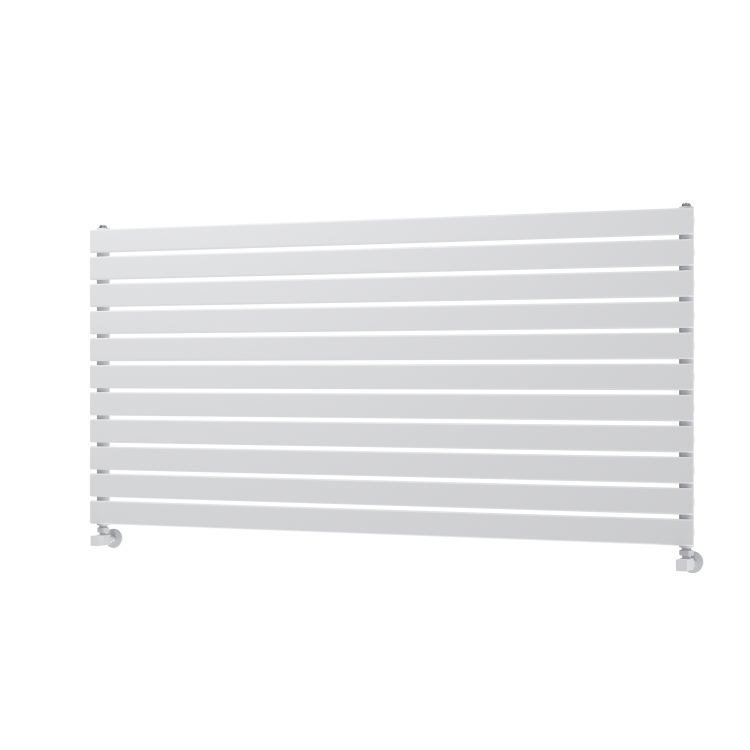 Riace White Flat Designer Radiator 770x1600mm Single Panel 4638 BTU