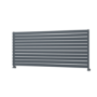 Riace Dark Grey Anthracite Flat Designer Radiator 770x1800mm Single Panel 5215 BTU
