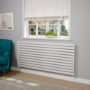 Riace White Flat Designer Radiator 770x1800mm Single Panel 5215 BTU