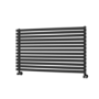 Ravello Midnight Black Square Designer Radiator 585x1000mm Single Panel 2785 BTU