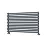 Ravello Dark Grey Anthracite Square Designer Radiator 585x1000mm Single Panel 2785 BTU