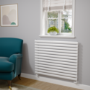 Sorrento White Oval Designer Radiator 767x1000mm Single Panel 3147 BTU