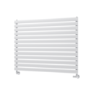 Sorrento White Oval Designer Radiator 767x1000mm Single Panel 3147 BTU