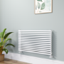 Ravello White Square Designer Radiator 585x1000mm Single Panel 2785 BTU