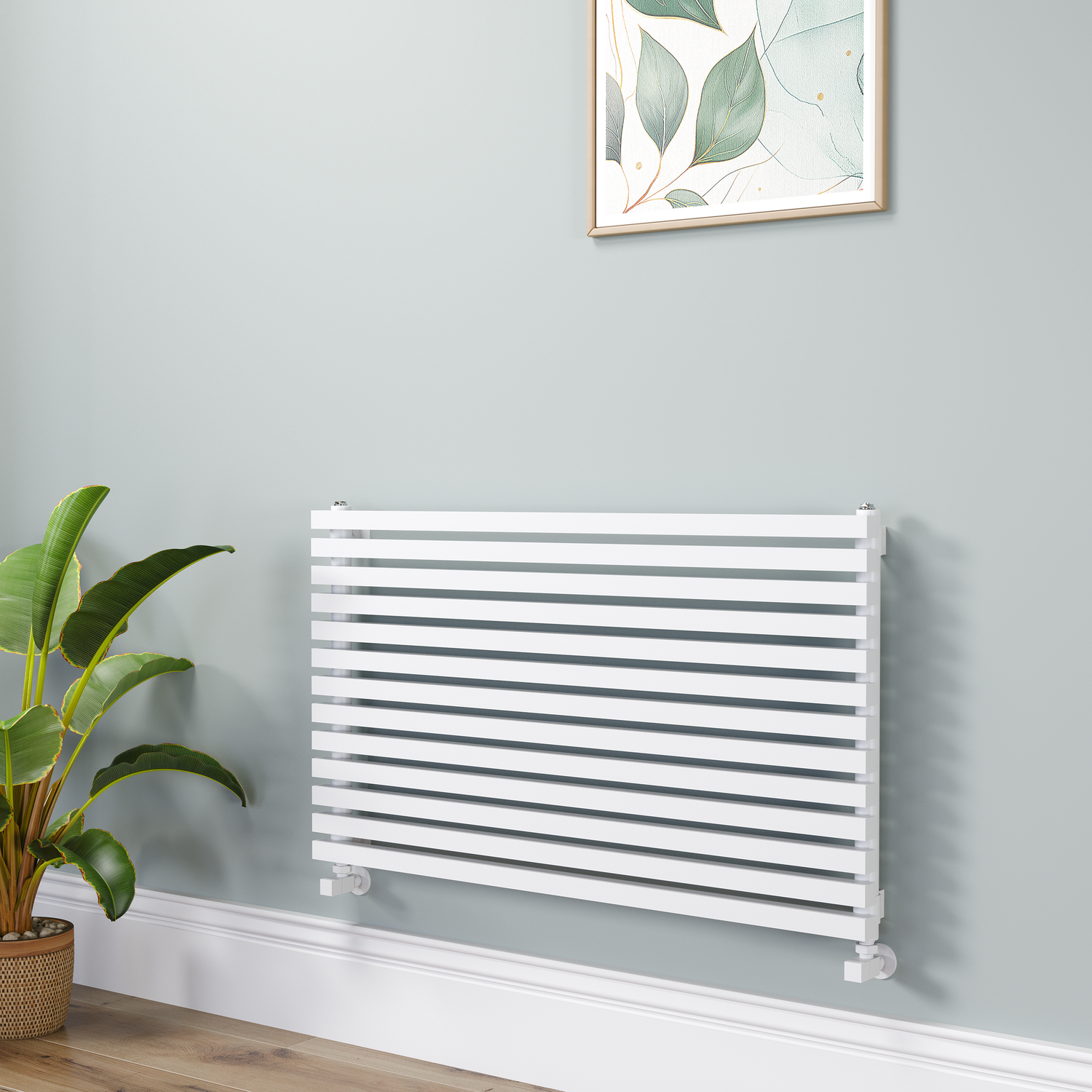 Square Designer Radiator 585x1000mm Single Panel 2785 BTU