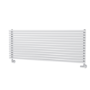 Ventura White Oval Unique Designer Radiator 455x1200mm Single Panel 2836 BTU