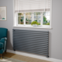 Sorrento Dark Grey Anthracite Oval Designer Radiator 767x1400mm Single Panel 4311 BTU