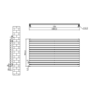 Sorrento Dark Grey Anthracite Oval Designer Radiator 767x1400mm Single Panel 4311 BTU