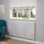 Sorrento White Oval Designer Radiator 767x1400mm Single Panel 4311 BTU