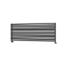 Ravello Midnight Black Square Designer Radiator 585x1600mm Single Panel 4266 BTU