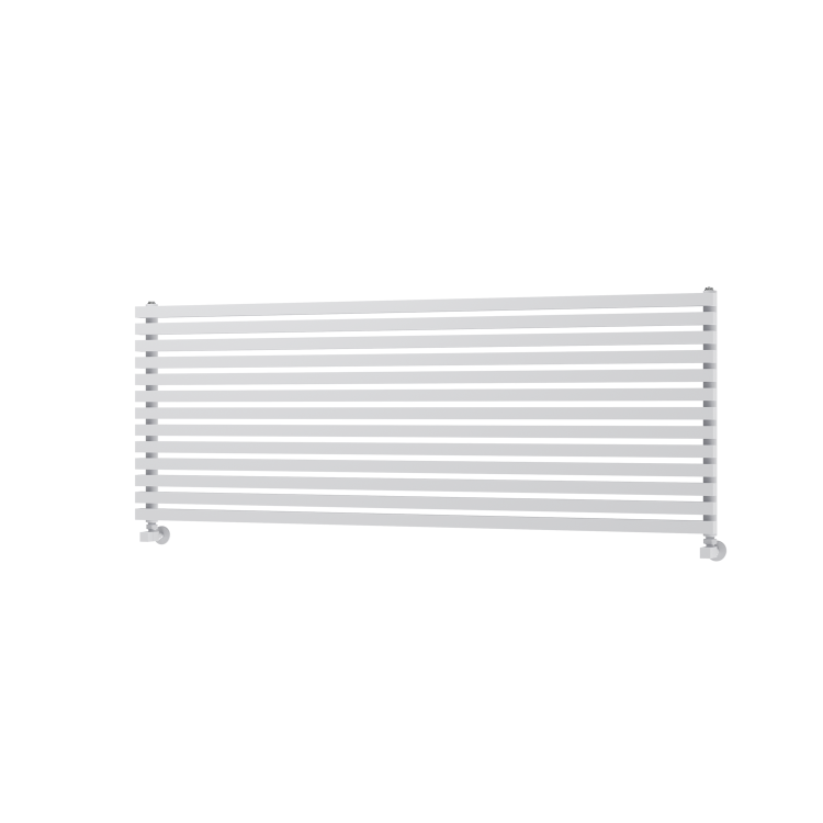 Ravello White Square Designer Radiator 585x1600mm Single Panel 4266 BTU
