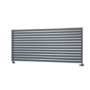Sorrento Dark Grey Anthracite Oval Designer Radiator 767x1800mm Single Panel 5532 BTU