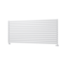 Sorrento White Oval Designer Radiator 767x1800mm Single Panel 5532 BTU