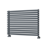 Ravello Dark Grey Anthracite Square Designer Radiator 585x800mm Single Panel 2276 BTU