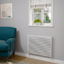 Ravello White Square Designer Radiator 585x800mm Single Panel 2276 BTU