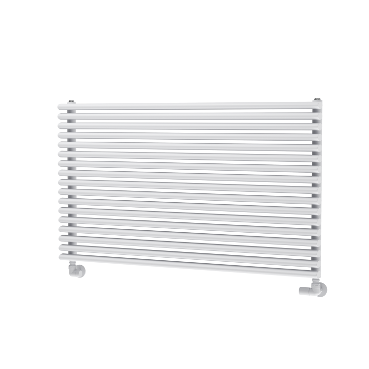 Ventura White Oval Unique Designer Radiator 595x1000mm Single Panel 3072 BTU