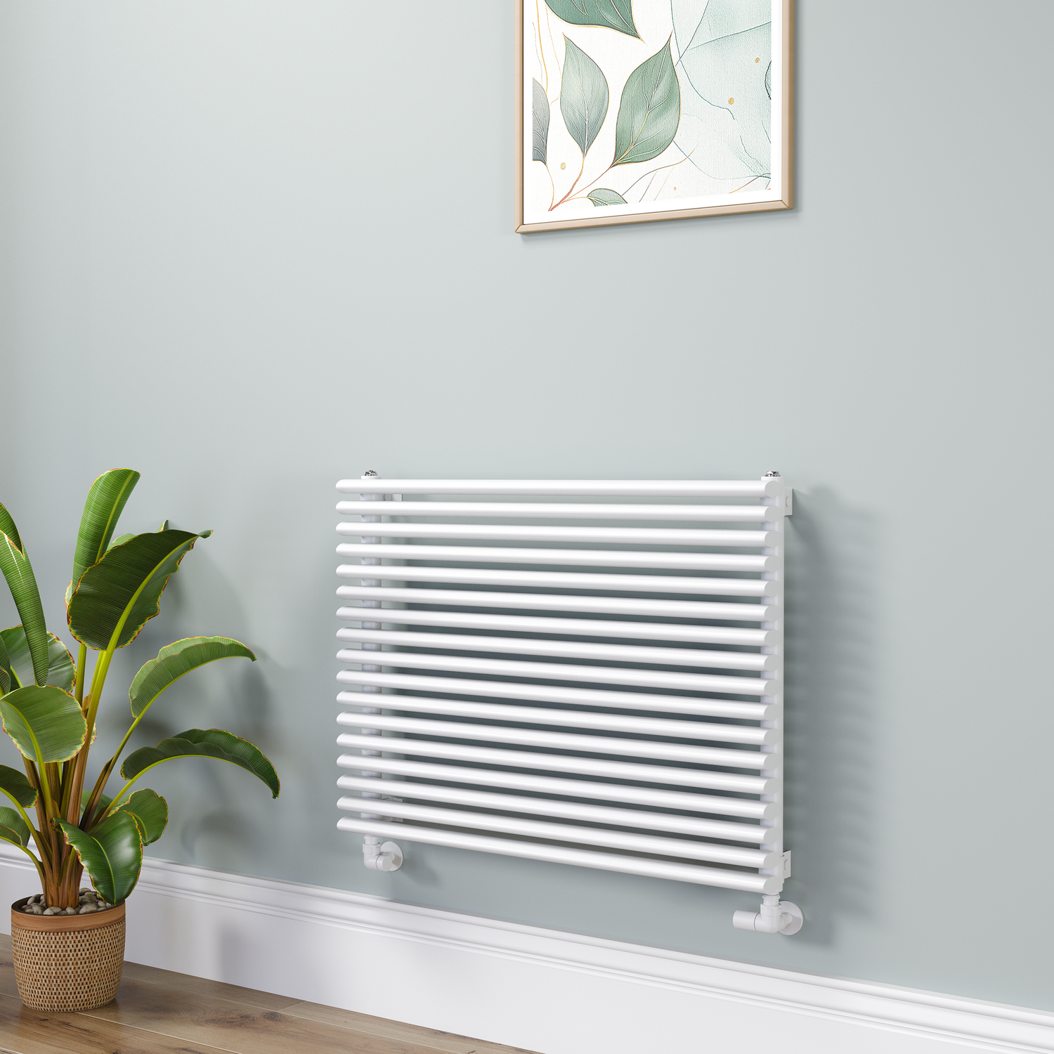 Oval Unique Designer Radiator 595x800mm Single Panel 2386 BTU