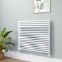 Ravello White Square Designer Radiator 810x1000mm Single Panel 3860 BTU
