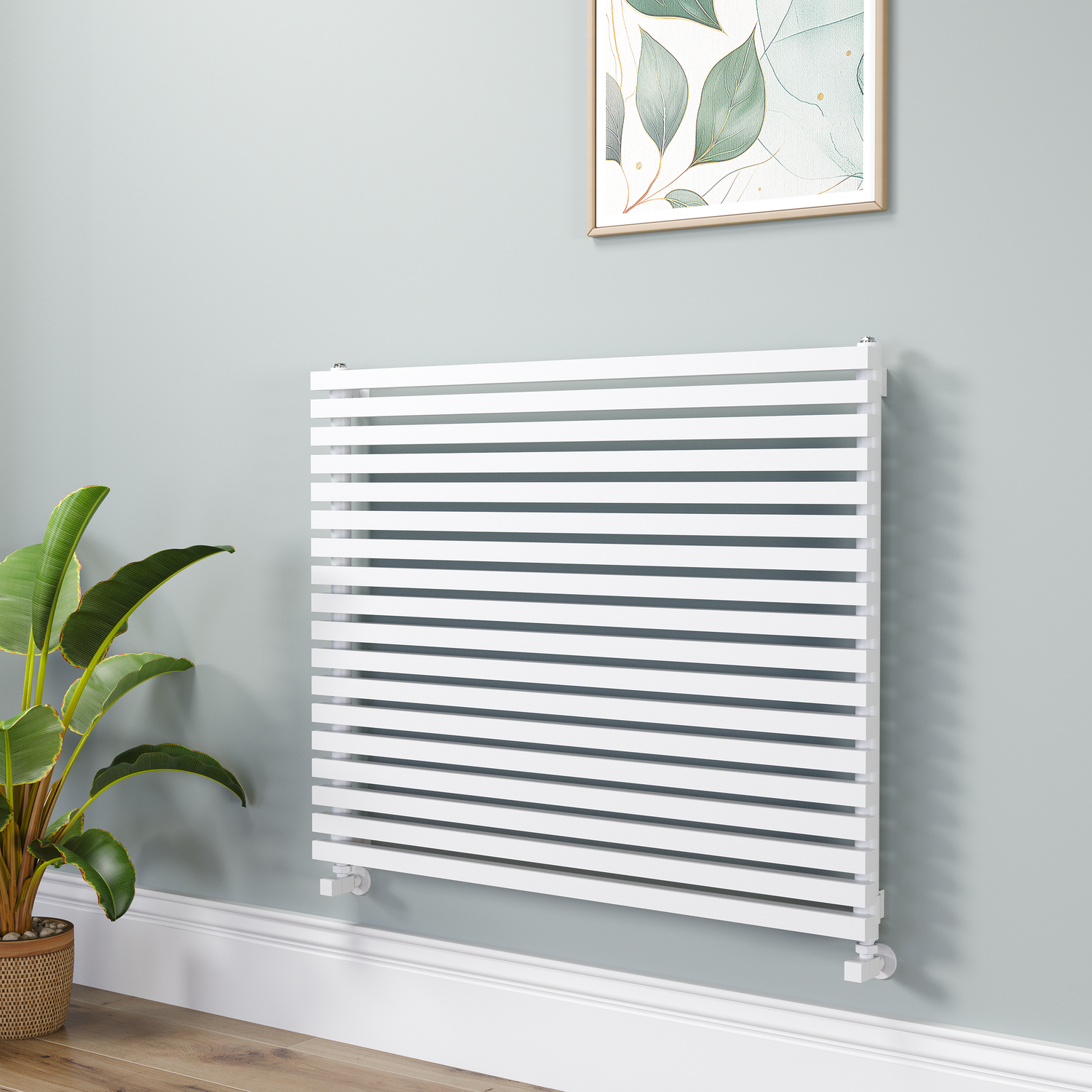 Square Designer Radiator 810x1000mm Single Panel 3860 BTU