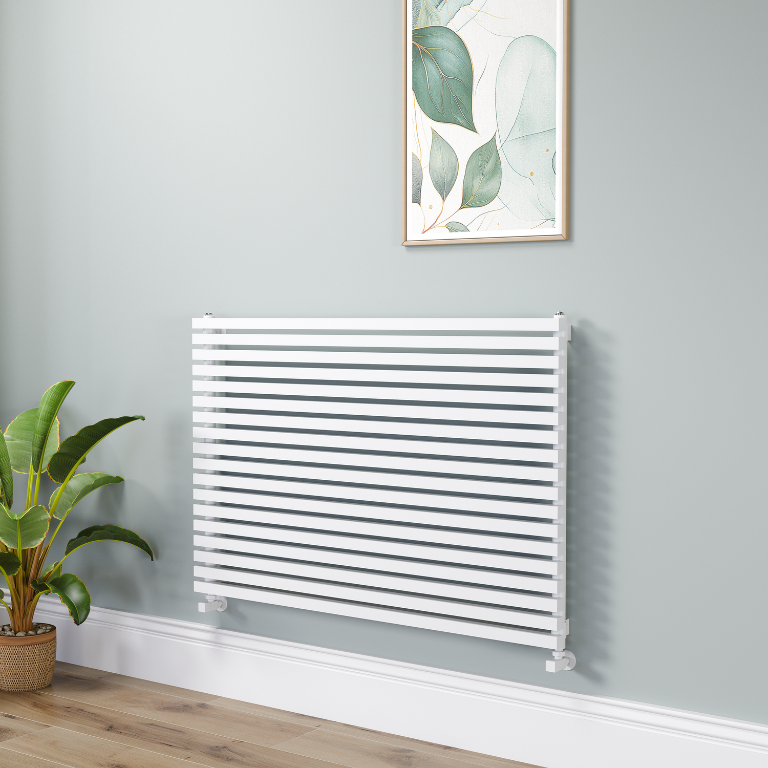 Square Designer Radiator 810x1200mm Single Panel 4553 BTU