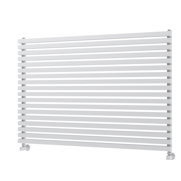Ravello White Square Designer Radiator 810x1200mm Single Panel 4553 BTU