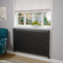 Ravello Midnight Black Square Designer Radiator 810x1400mm Single Panel 5235 BTU