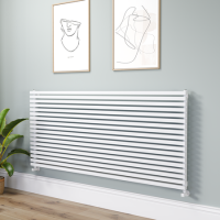 Ravello White Square Designer Radiator 810x1800mm Single Panel 6570 BTU