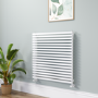 Ravello White Square Designer Radiator 810x800mm Single Panel 3150 BTU