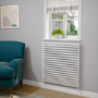Ravello White Square Designer Radiator 810x800mm Single Panel 3150 BTU