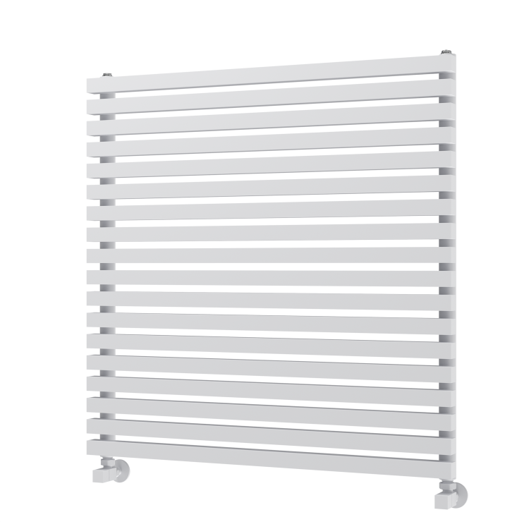 Ravello White Square Designer Radiator 810x800mm Single Panel 3150 BTU
