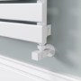 Riace White Flat Designer Radiator 280x1600mm Single Panel 1686 BTU