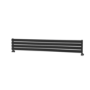 Riace Midnight Black Flat Designer Radiator 280x1800mm Single Panel 1898 BTU