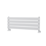 Riace White Flat Designer Radiator 280x800mm Single Panel 884 BTU