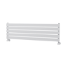 Riace White Flat Designer Radiator 350x1200mm Single Panel 1601 BTU
