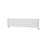 Sorrento White Oval Designer Radiator 295x1200mm Single Panel 1433 BTU
