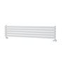 Sorrento White Oval Designer Radiator 295x1400mm Single Panel 1659 BTU