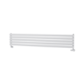 Sorrento White Oval Designer Radiator 295x1600mm Single Panel 1891 BTU