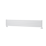 Sorrento White Oval Designer Radiator 295x1800mm Single Panel 2126 BTU