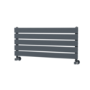 Riace Dark Grey Anthracite Flat Designer Radiator 350x800mm Single Panel 1106 BTU