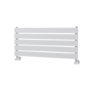 Riace White Flat Designer Radiator 350x800mm Single Panel 1106 BTU