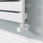 Riace White Flat Designer Radiator 490x1200mm Single Panel 2239 BTU