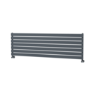 Riace Dark Grey Anthracite Flat Designer Radiator 490x1600mm Single Panel 2952 BTU