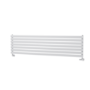 Sorrento White Oval Designer Radiator 413x1600mm Single Panel 2645 BTU